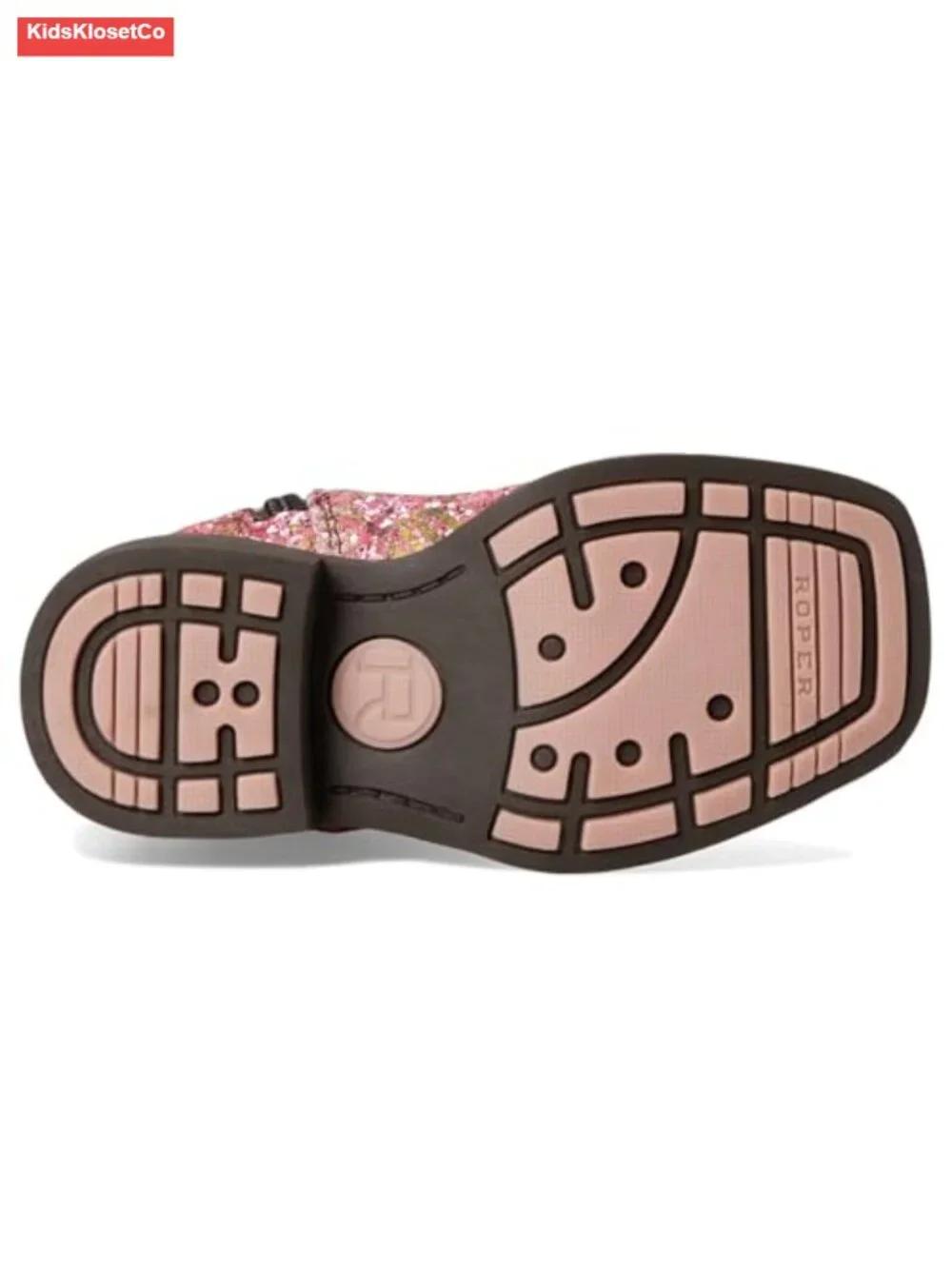 Glitter Aztec Print Equestrian Boot with Side Zipper